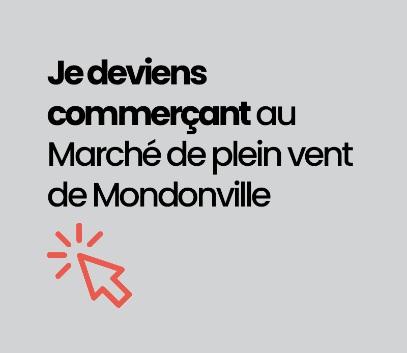 Je deviens commerçant au marché de plein vent