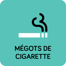  Mégots de cigarette 